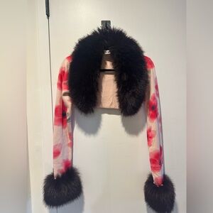 Danielle Guzio Faux Fur Bolero